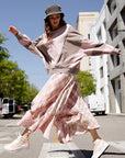 Easel Flowy Maxi Skirt