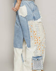 Boho Printed Patchwork Pants