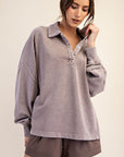 Keep it Fly Mineral Wash Henley