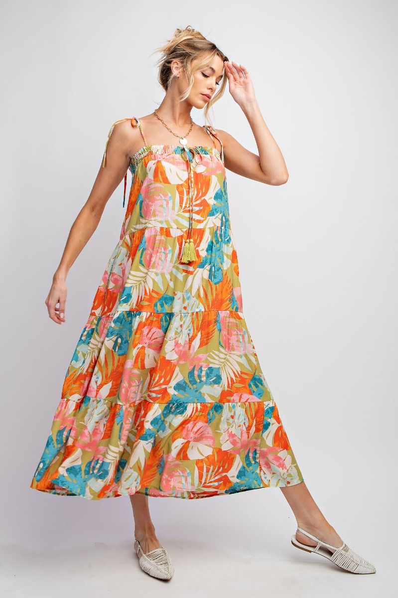Tropical Caribbean Dress