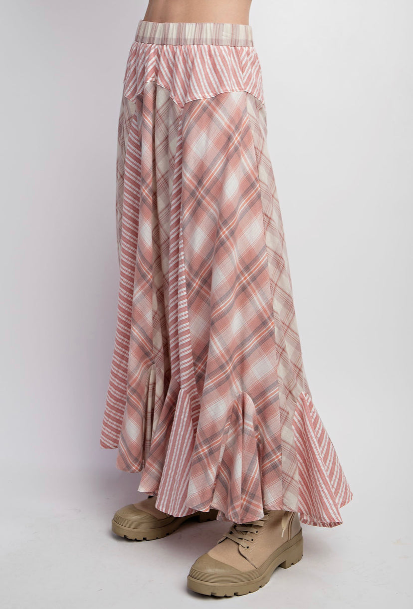 Easel Flowy Maxi Skirt