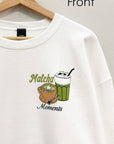 Matcha Cafe Graphic Sweatshirt