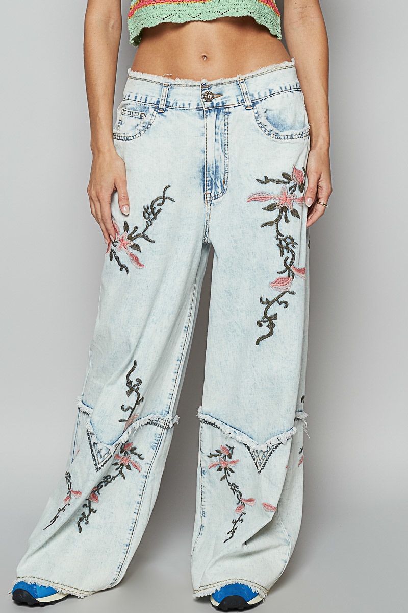 The Floral Texan Pants