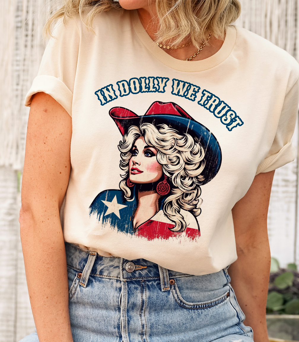 In Dolly We Trust Graphic Tee