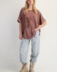 Lace Flower Knit Top