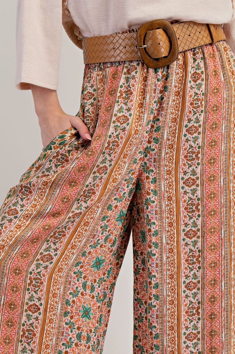 Spiced Chai Ruffled Pants