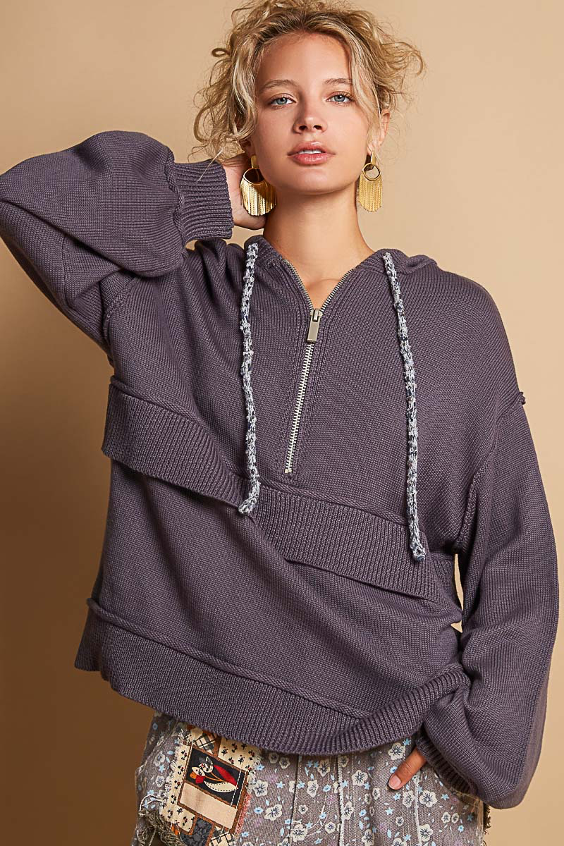 Sweater Hoodie Knit