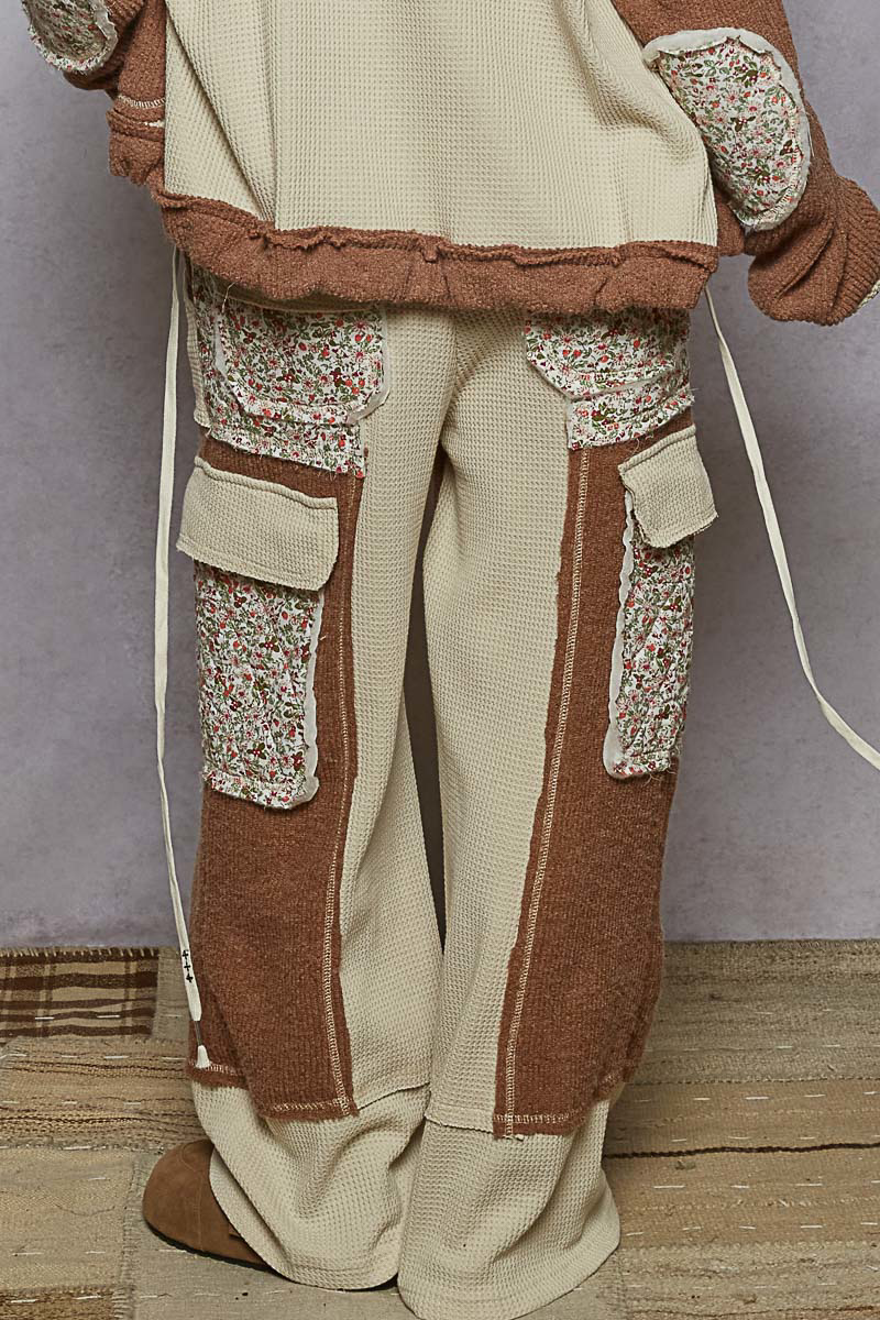 Let’s Meet Up Printed Quilted Pants