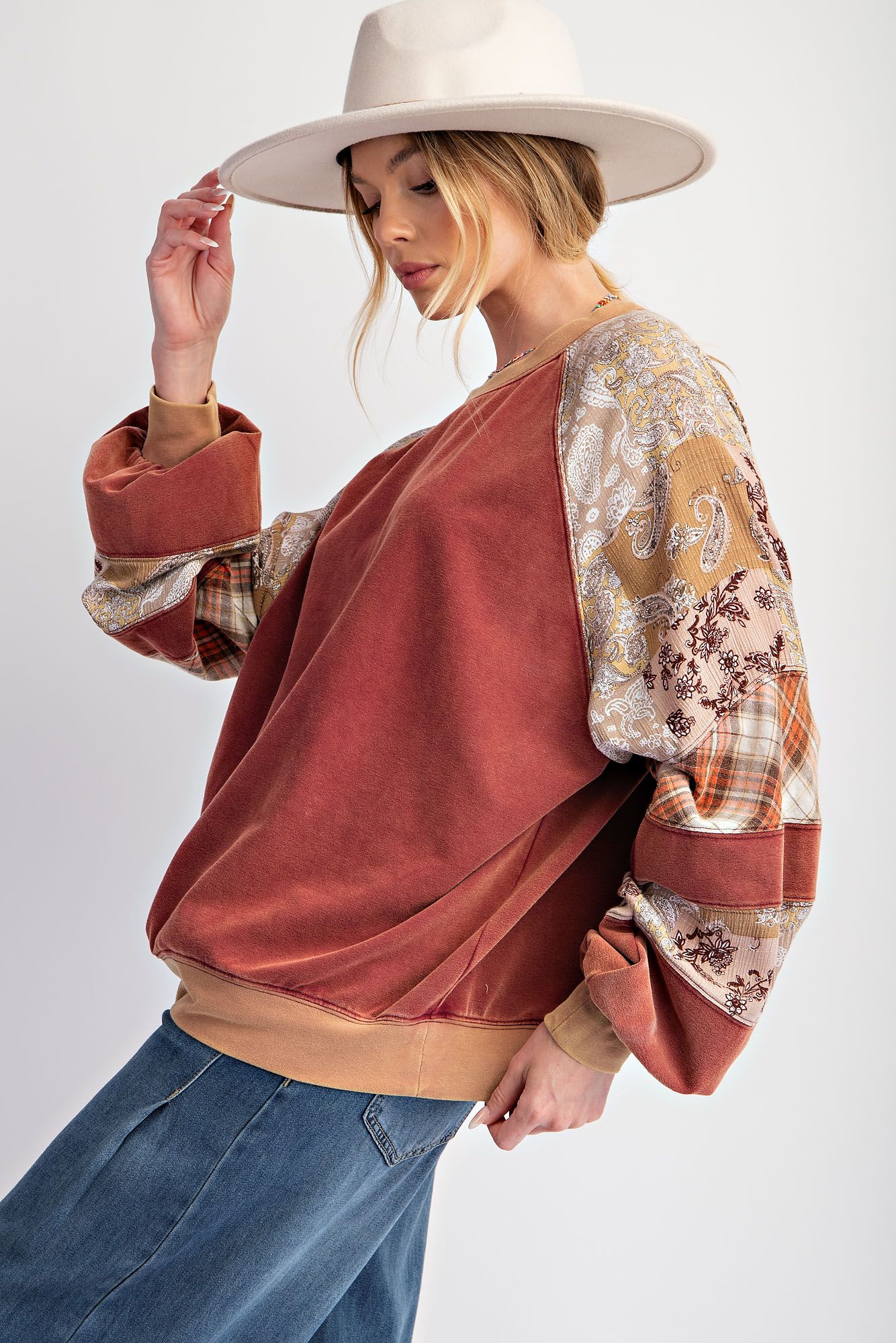 Boho Vintage Mix Long Sleeve