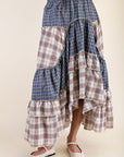 Aubrey Vintage Plaid Skirt