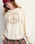 Plaid Peace Hoodie