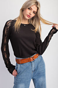 Giselle Lace Long Sleeve knit