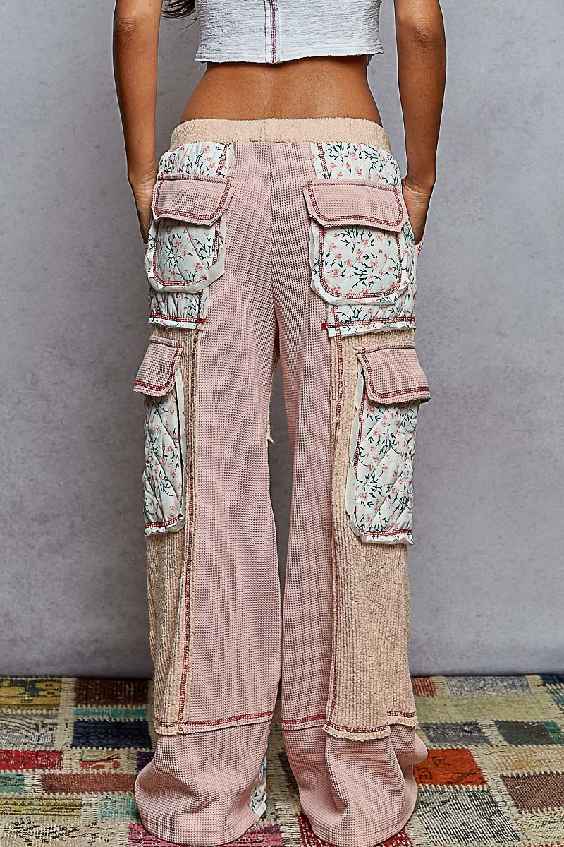 Let’s Meet Up Printed Quilted Pants