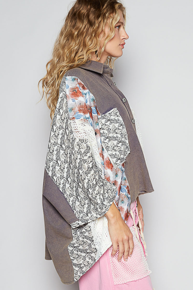 Floral Oversize Shirt