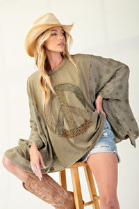 Peace Poncho Tunic