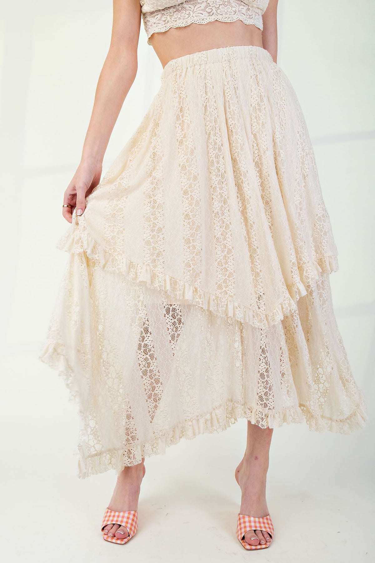 Allover Lace Skirt