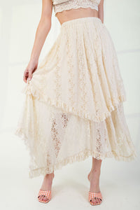 Allover Lace Skirt