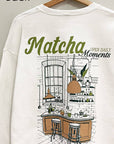 Matcha Cafe Graphic Sweatshirt