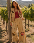 Bumble Bee Rose Pants