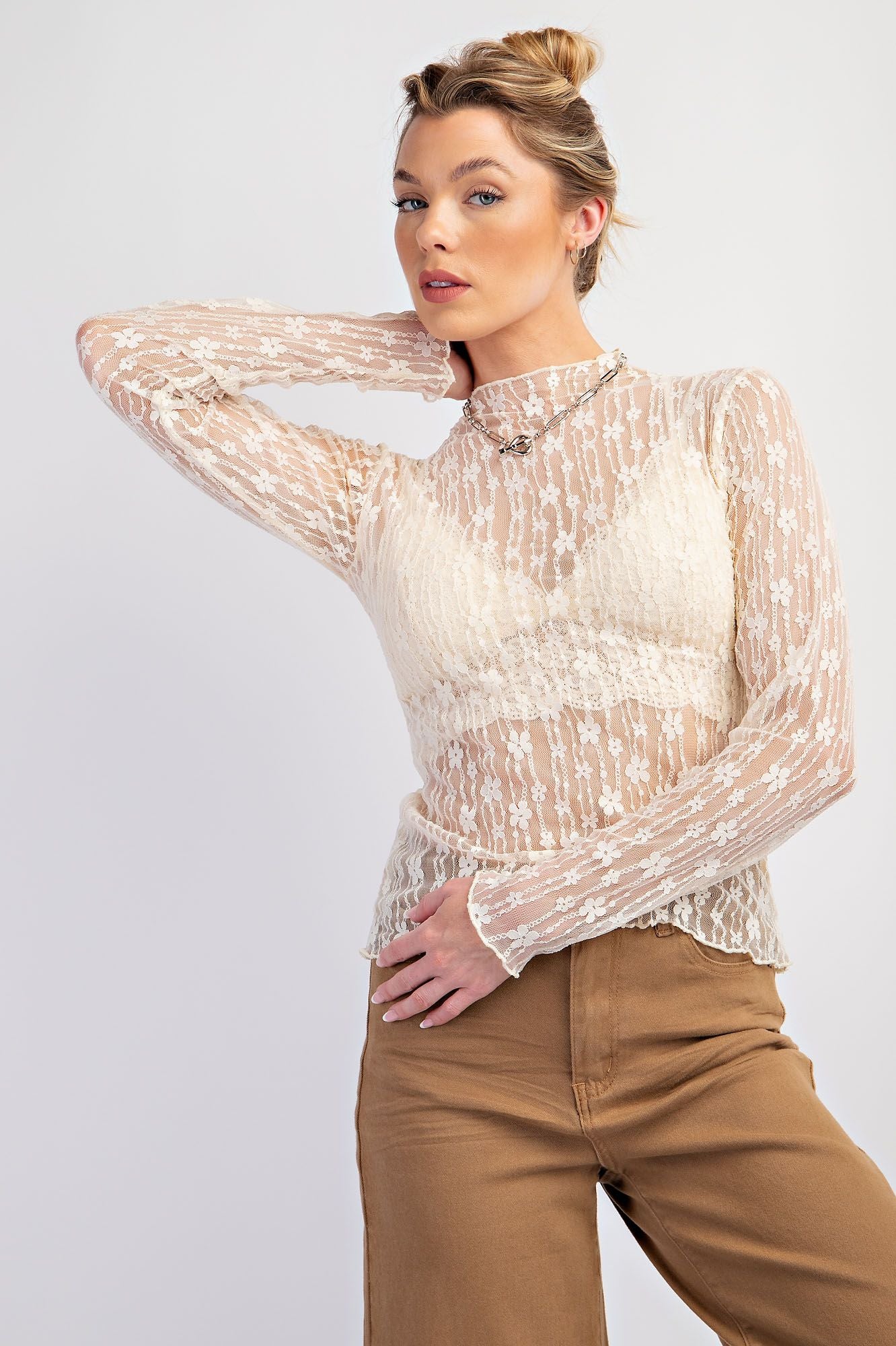 Floral Lace Long Sleeve