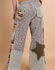 Boho Printed Patchwork Pants