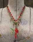 Bold & Beautiful Cardinal Layered Necklace