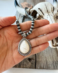 Western Navajo Style Teardrop Necklace