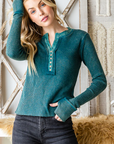 Kara Henley Waffle Knit