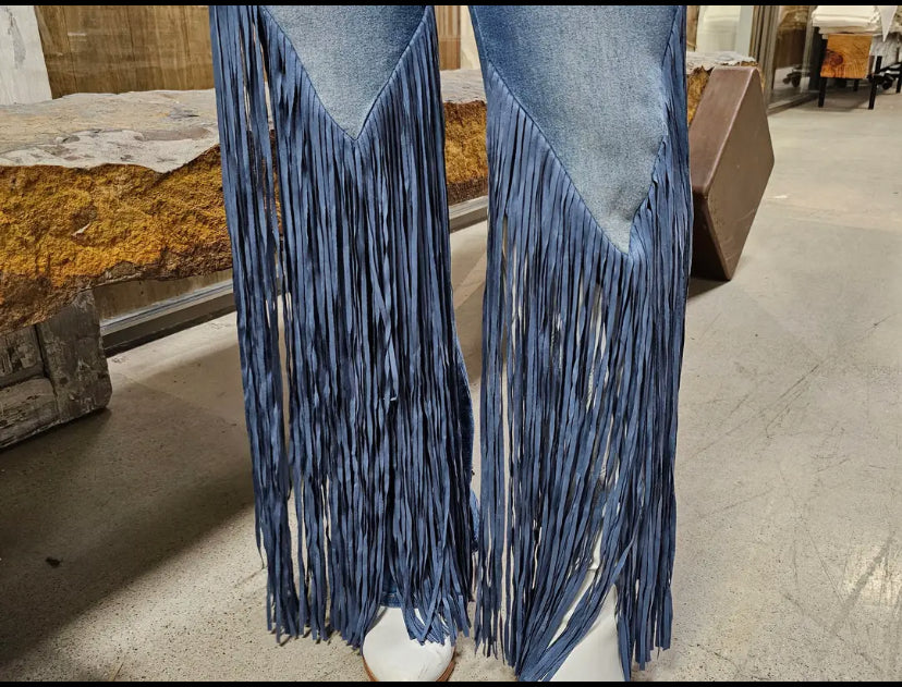 The Fringe Snap Jeans