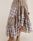 Aubrey Vintage Plaid Skirt