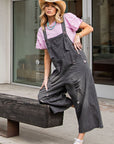 Washed Denim Oversized Jumpsuit