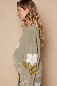 Soft Flower Sweater