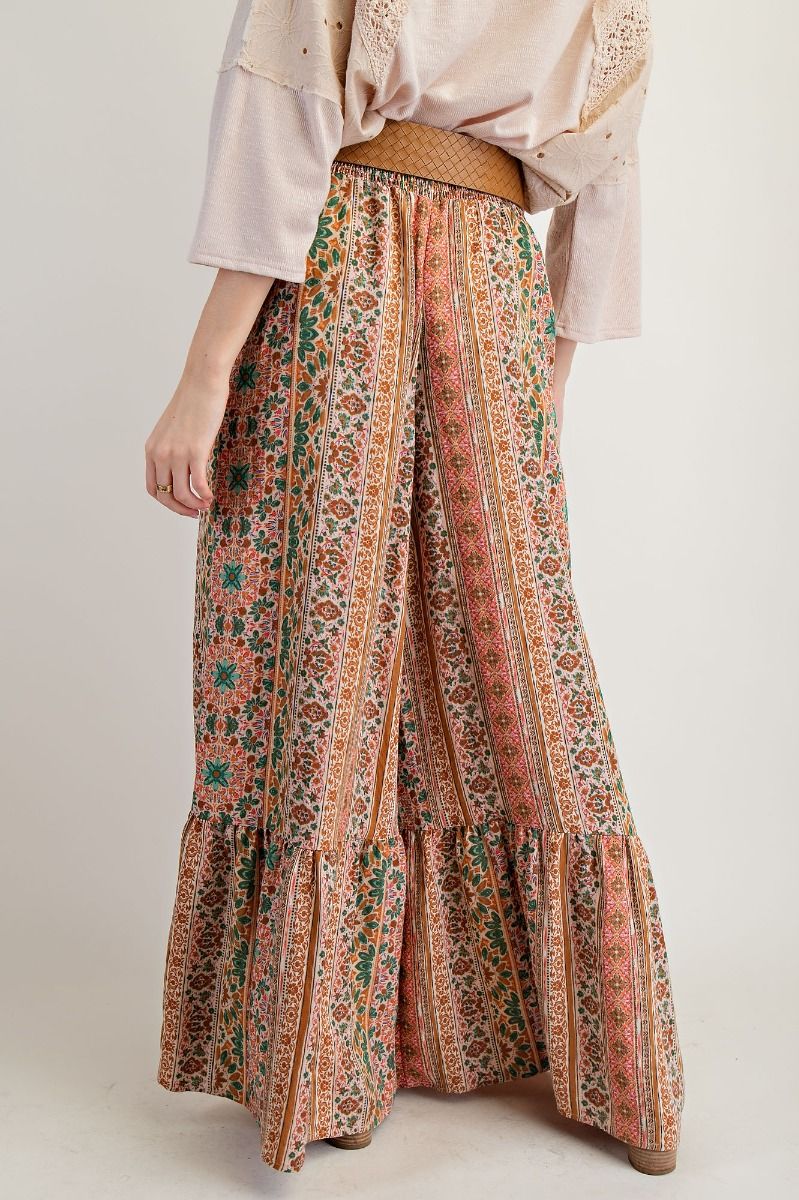 Spiced Chai Ruffled Pants