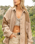 Jacqueline Mixed Plaid Shacket