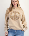 Plaid Peace Hoodie