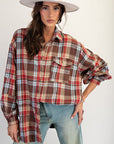 Keep it Cozy Plaid Top