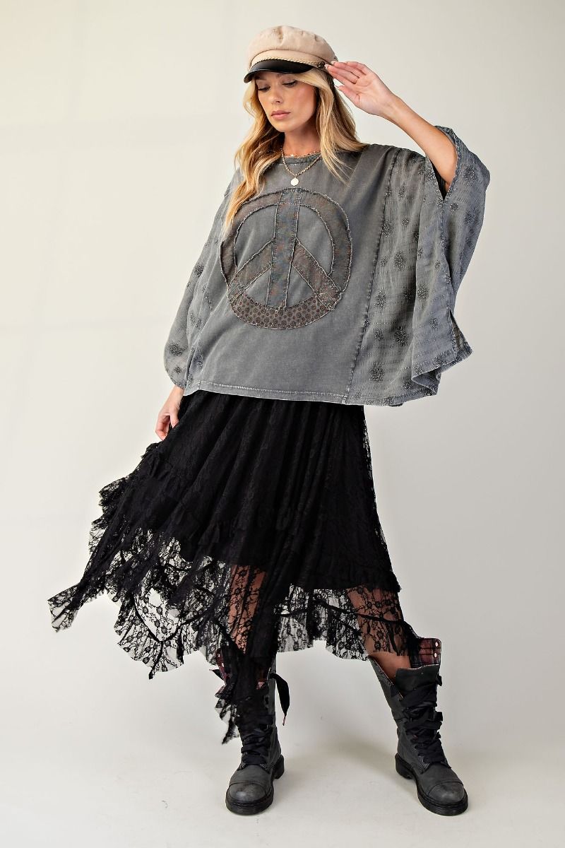 Peace Poncho Tunic