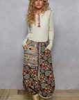 Gonna Love Me Pattern Pants Black