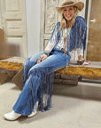 The Fringe Snap Jeans