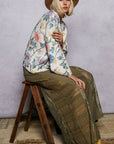 Jasmine Floral Sweater Cardigan