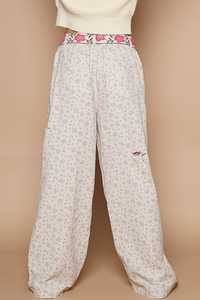 Bethany Floral Twill Pants