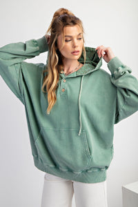 Mineral Wash Peace Pullover