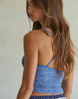 Love Note Crisscross Halter Tank