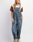 Washed Denim Jumpsuit