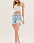 Leslie Boyfriend Shorts Light Denim