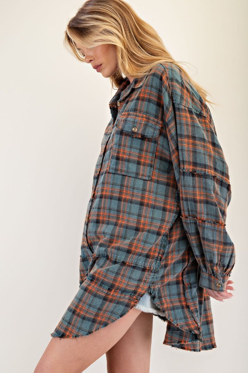 Keep it Layered Vintage Plaid Shirt