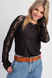 Giselle Lace Long Sleeve knit