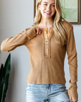 Kara Henley Waffle Knit
