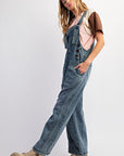 Washed Denim Jumpsuit
