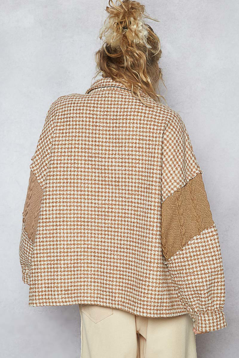 Jacqueline Mixed Plaid Shacket